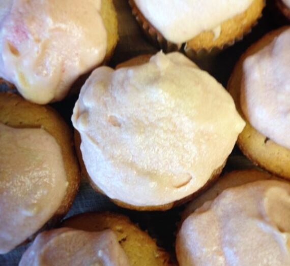 Peanut Butter & Jam Cupcakes