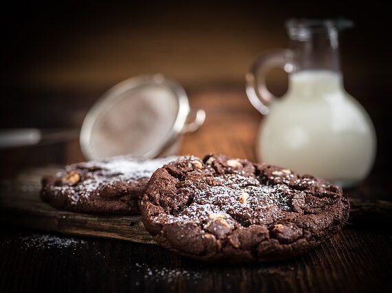 Double Chocolate Chip & Salted Caramel Crunch Cookies